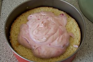 Füllung Himbeer-Sahne-Torte
