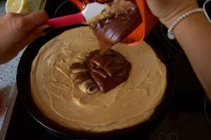 Schoko-Erdnussbutter-Brownies