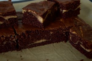 Schoko-Erdnussbutter-Brownies