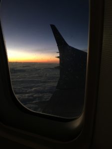 Sonnenaufgang Flugzeug
