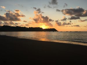 Sonnenuntergang Drake Bay
