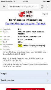 Erdbeben in Panama