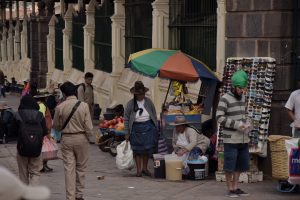 Stadtleben in Cusco, Peru