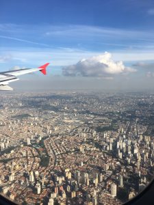 Landeanflug Sao Paulo, Brasilien