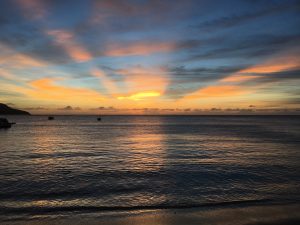 Sonnenuntergang, Blue Lagoon Resort, Nacula Island, Fiji, Südsee