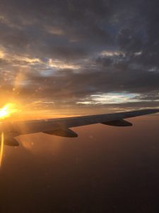 Sonnenaufgang, Sunrise, Fliegen, Flugzeug, Malaysia